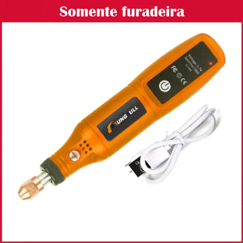 Mini retifica Recarregável Multiuso