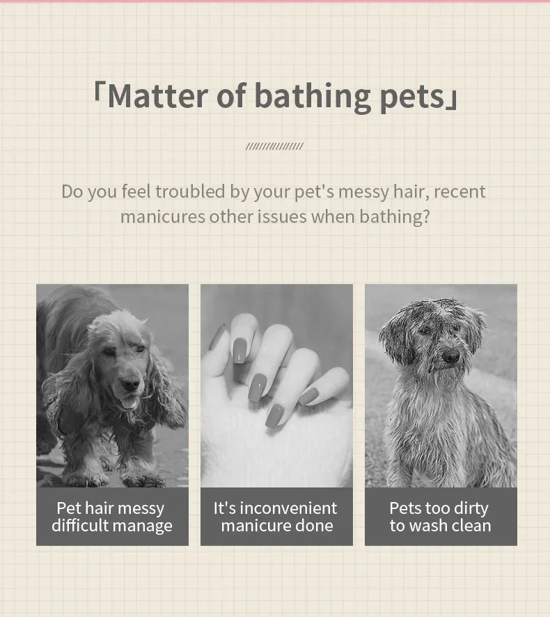 Escova a Vapor 3 em 1 para Pets – Remoção de Pelos e Massagem para Cães e Gatos