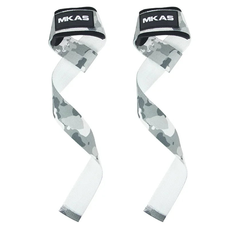 Par de Straps Antiderrapantes para Musculação – Suporte de Pulso para Levantamento de Peso
