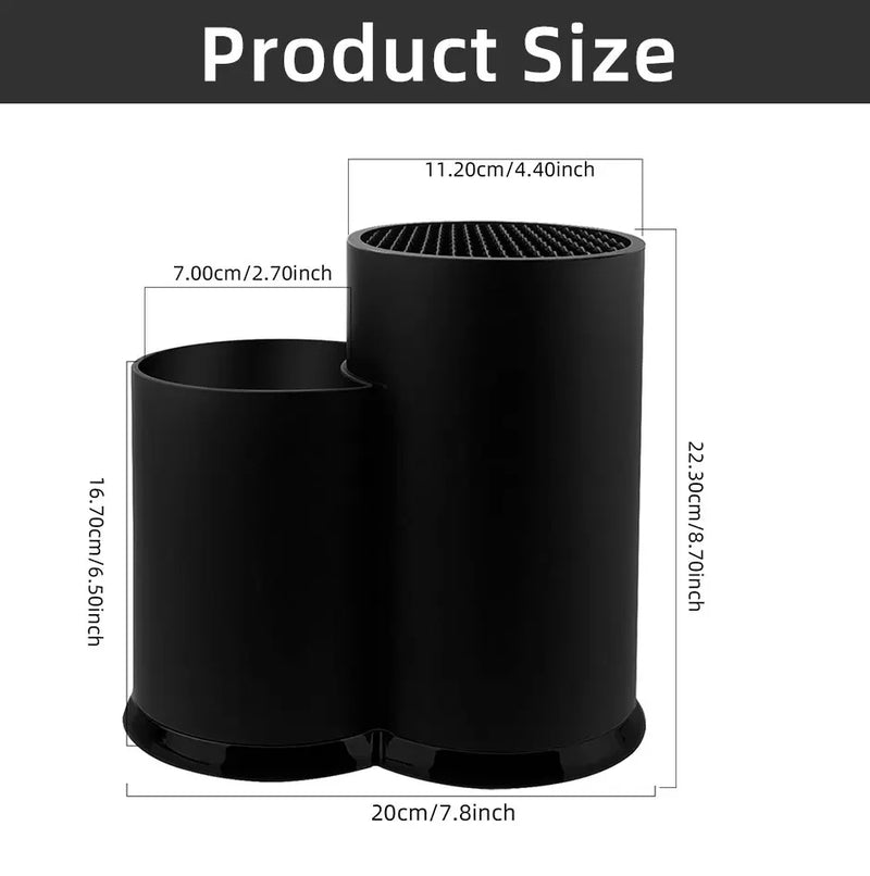 Organizador de Cozinha Multifuncional – Suporte para Facas, Colheres e Talheres