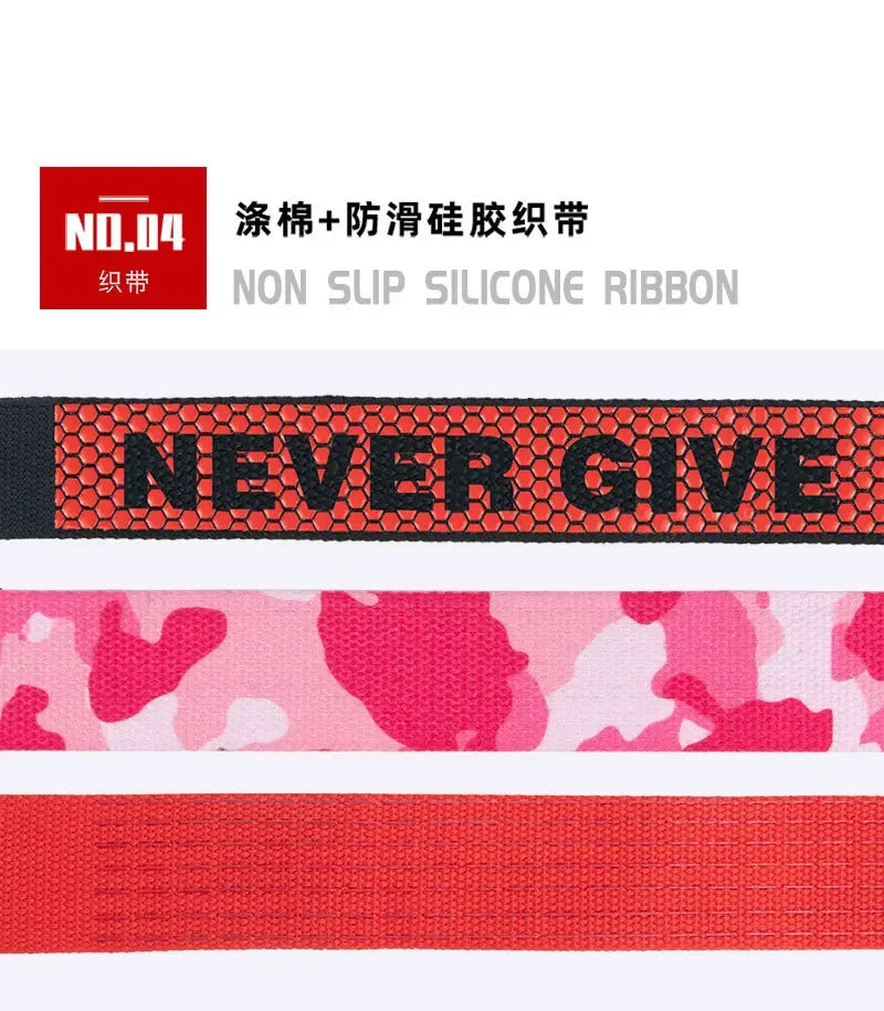 Par de Straps Antiderrapantes para Musculação – Suporte de Pulso para Levantamento de Peso