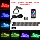 Luz de Ambiente RGB para Carro – Faixa de LED com Controle e Conexão USB