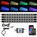 Luz de Ambiente RGB para Carro – Faixa de LED com Controle e Conexão USB