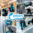 Makita DTD173 – Furadeira de Impacto Brushless 18V Profissional (Corpo da Máquina – Sem Bateria)