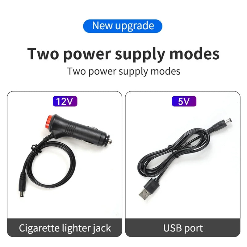 Luz de Ambiente RGB para Carro – Faixa de LED com Controle e Conexão USB