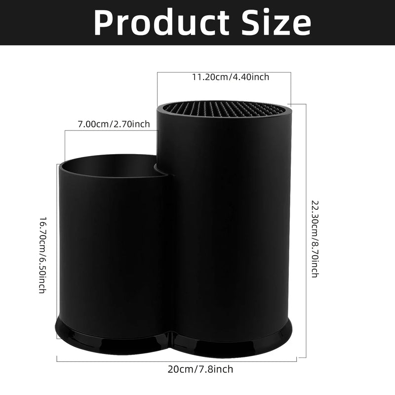 Organizador de Cozinha Multifuncional – Suporte para Facas, Colheres e Talheres