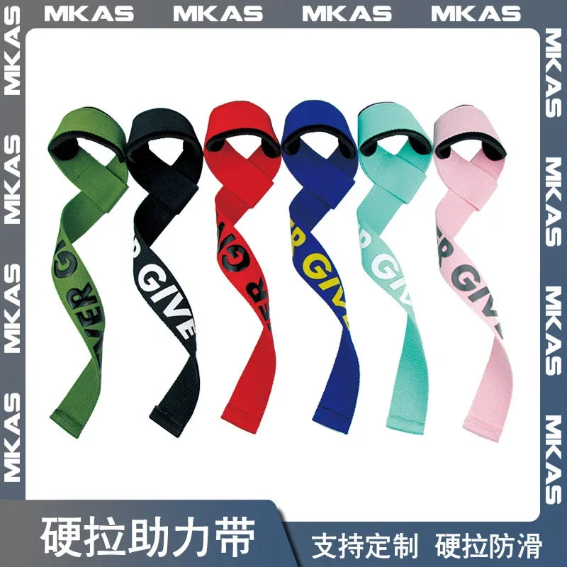 Par de Straps Antiderrapantes para Musculação – Suporte de Pulso para Levantamento de Peso